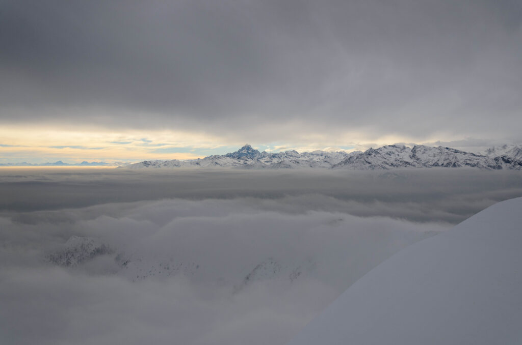 Punta dell’Aquila in inverno