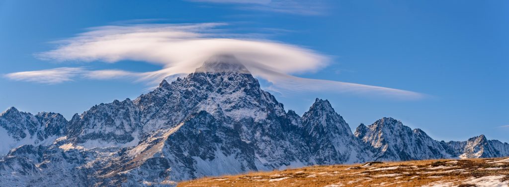 Splendida vista del Monviso dalla Punta Ostanetta